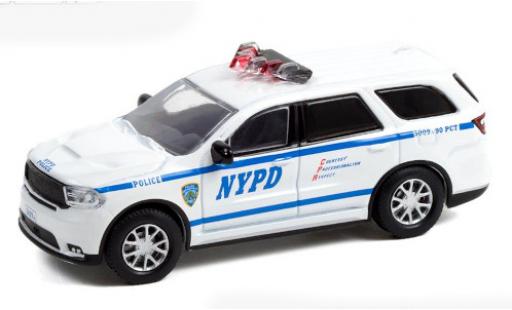 Coche miniatura Dodge Durango 1/64 Greenlight blanche/Décorer Nouveau York Police Departement 2019 Dodge Durango 1/64 Greenlight blanche/Décorer Nouveau York Police Departement 2019 coche miniatura