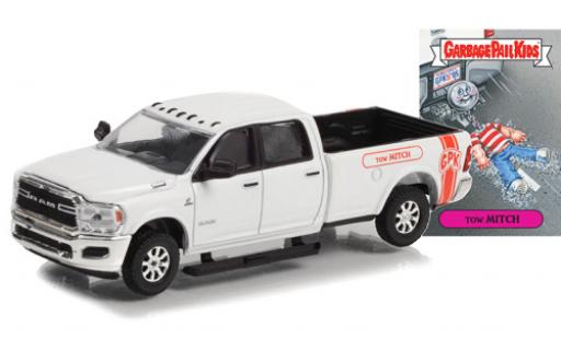 Coche miniatura Dodge RAM 1/64 Greenlight 2500 blanco Garbage Pail Kids - Tow Mitch 2021 Dodge RAM 1/64 Greenlight 2500 blanco Garbage Pail Kids - Tow Mitch 2021 coche miniatura