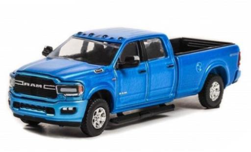 Coche miniatura RAM 3 1/64 Greenlight Dodge 500 Big Horn Sport 4x4 azul 2021 RAM 3 1/64 Greenlight Dodge 500 Big Horn Sport 4x4 azul 2021 coche miniatura