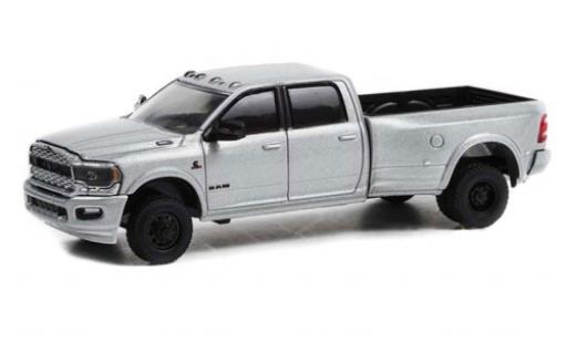 Coche miniatura RAM 3 1/64 Greenlight Dodge 500 Dually Night Edition gris 2021 RAM 3 1/64 Greenlight Dodge 500 Dually Night Edition gris 2021 coche miniatura