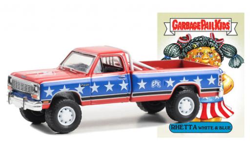 Coche miniatura Dodge RAM 1/64 Greenlight D-250 rouge/azul 1985 Dodge RAM 1/64 Greenlight D-250 rouge/azul 1985 coche miniatura