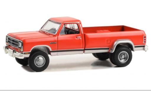 Coche miniatura Dodge RAM 1/64 Greenlight D-350 Dually rouge 1989 Dodge RAM 1/64 Greenlight D-350 Dually rouge 1989 coche miniatura