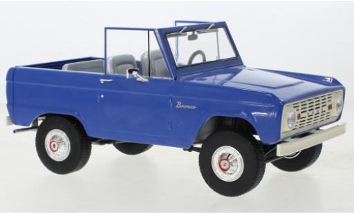 Coche miniatura Ford Bronco 1/18 Greenlight azul/blanche 1966 Ford Bronco 1/18 Greenlight azul/blanche 1966 coche miniatura