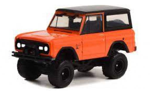 Coche miniatura Ford Bronco 1/64 Greenlight Custom SUV naranja 1967 Ford Bronco 1/64 Greenlight Custom SUV naranja 1967 coche miniatura