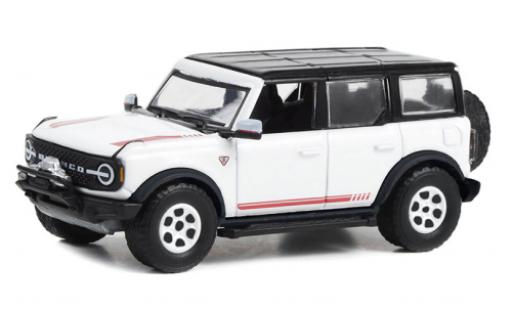 Coche miniatura Ford Bronco 1/64 Greenlight First Edition blanco/negro 2021 Ford Bronco 1/64 Greenlight First Edition blanco/negro 2021 coche miniatura