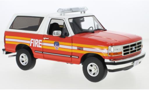 Coche miniatura Ford Bronco 1/18 Greenlight New York City Fire Department 1996 Ford Bronco 1/18 Greenlight New York City Fire Department 1996 coche miniatura
