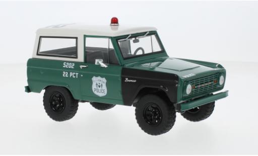 Coche miniatura Ford Bronco 1/24 Greenlight NYPD - Nouveau York City Police Departement 1967 Ford Bronco 1/24 Greenlight NYPD - Nouveau York City Police Departement 1967 coche miniatura
