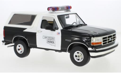 Coche miniatura Ford Bronco 1/18 Greenlight Oklahoma Highway Patrol 1996 Ford Bronco 1/18 Greenlight Oklahoma Highway Patrol 1996 coche miniatura