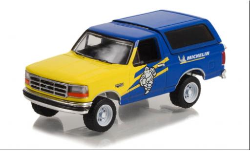 Coche miniatura Ford Bronco 1/64 Greenlight XL Michelin 1996 Ford Bronco 1/64 Greenlight XL Michelin 1996 coche miniatura