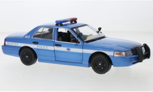 Coche miniatura Ford Crown 1/64 Greenlight Victoria Police Interceptor Seattle Police 2001 Ford Crown 1/64 Greenlight Victoria Police Interceptor Seattle Police 2001 coche miniatura