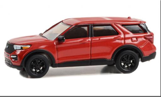 Coche miniatura Ford Explorer 1/64 Greenlight ST rouge 2023 Ford Explorer 1/64 Greenlight ST rouge 2023 coche miniatura