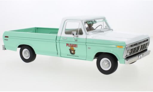 Ford F-1 1/18 Greenlight 00 turquesa/blanco Smokey Bear 1975 coche miniatura