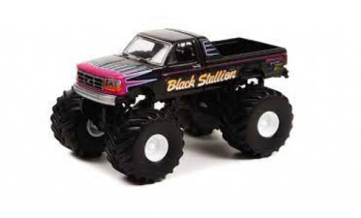 Coche miniatura Ford F-250 1/64 Greenlight Black Stallion 1992 Ford F-250 1/64 Greenlight Black Stallion 1992 coche miniatura