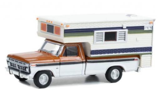 Coche miniatura Ford F-250 1/64 Greenlight le cuivre/blanche 1976 Ford F-250 1/64 Greenlight le cuivre/blanche 1976 coche miniatura