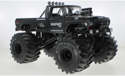 Coche miniatura Ford F-250 1/18 Greenlight matt-negro Bigfoot 1974 Ford F-250 1/18 Greenlight matt-negro Bigfoot 1974 coche miniatura