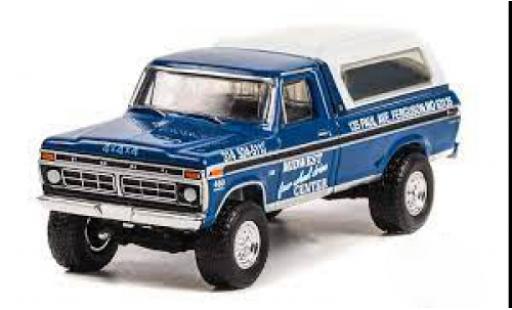Coche miniatura Ford F-250 1/64 Greenlight Midwest Four Wheel Drive Center 1974 Ford F-250 1/64 Greenlight Midwest Four Wheel Drive Center 1974 coche miniatura