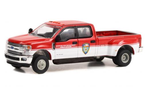 Coche miniatura Ford F-350 1/64 Greenlight Dually Houston Fire Department 2019 Ford F-350 1/64 Greenlight Dually Houston Fire Department 2019 coche miniatura