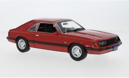 Ford Mustang 1/18 Greenlight Ghia rouge Charlies Angels 1979 coche miniatura