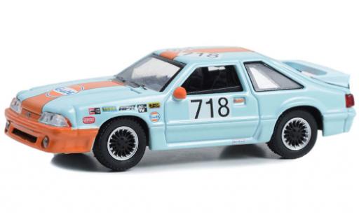Coche miniatura Ford Mustang 1/64 Greenlight GT Gulf 1989 Ford Mustang 1/64 Greenlight GT Gulf 1989 coche miniatura