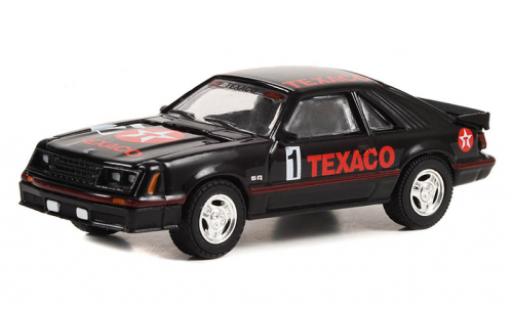 Ford Mustang 1/64 Greenlight GT Texaco 1982 coche miniatura