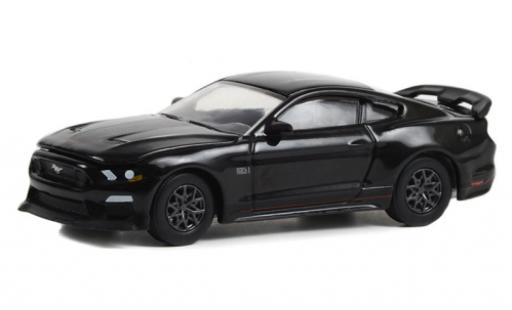 Ford Mustang 1/64 Greenlight Mach 1 negro 2022 coche miniatura