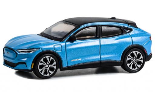 Coche miniatura Ford Mustang 1/64 Greenlight Mach-E azul clair 2022 Ford Mustang 1/64 Greenlight Mach-E azul clair 2022 coche miniatura