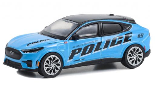 Coche miniatura Ford Mustang 1/64 Greenlight Mach E Police (USA) 2022 Ford Mustang 1/64 Greenlight Mach E Police (USA) 2022 coche miniatura