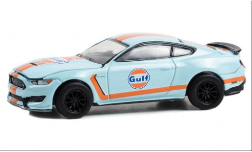 Coche miniatura Shelby GT 350 1/64 Greenlight Ford Mustang Gulf 2020 Shelby GT 350 1/64 Greenlight Ford Mustang Gulf 2020 coche miniatura