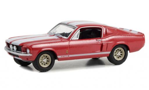 Coche miniatura Shelby GT 500 1/64 Greenlight Ford Mustang rojo/blanco 1967 Shelby GT 500 1/64 Greenlight Ford Mustang rojo/blanco 1967 coche miniatura