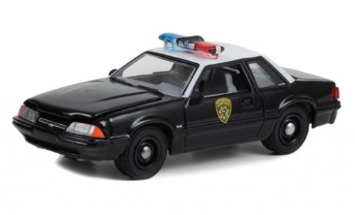 Ford Mustang 1/64 Greenlight SSP Wyoming Highway Patrol 1990 coche miniatura