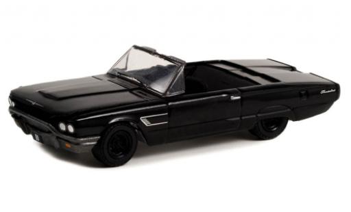 Coche miniatura Ford Thunderbird 1/64 Greenlight Convertible negro 1965 Ford Thunderbird 1/64 Greenlight Convertible negro 1965 coche miniatura