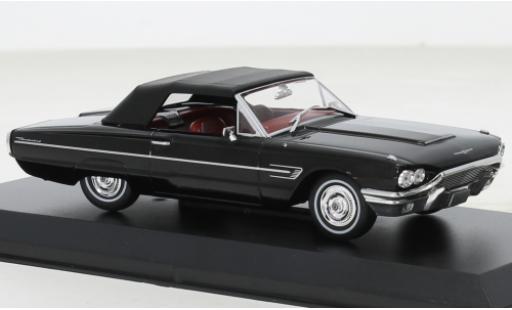 Ford Thunderbird 1/43 Greenlight Convertible negro 1966 coche miniatura