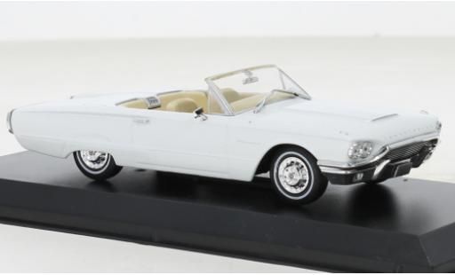 Ford Thunderbird 1/43 Greenlight Convertible blanco 1966 coche miniatura