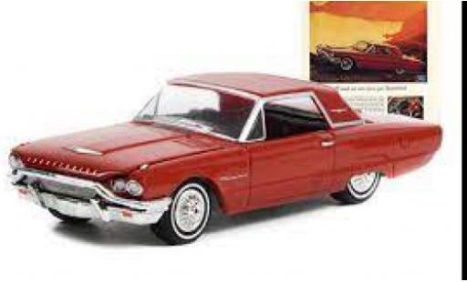 Coche miniatura Ford Thunderbird 1/64 Greenlight Hardtop rouge foncé 1964 Ford Thunderbird 1/64 Greenlight Hardtop rouge foncé 1964 coche miniatura