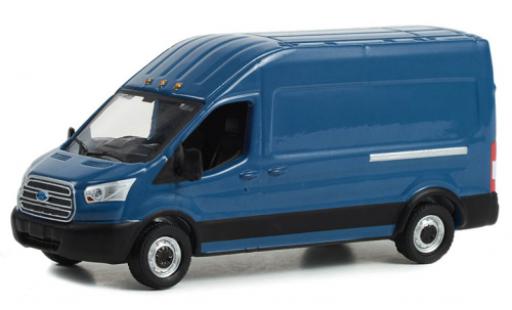 Ford Transit 1/64 Greenlight LWB HD azul 2017 coche miniatura