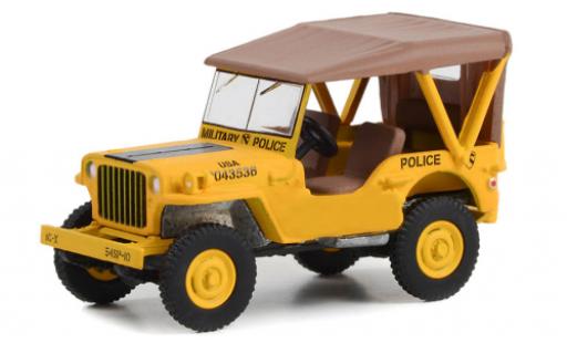 Coche miniatura Jeep Willys 1/64 Greenlight MB U.S. Army - Military Police 1949 Jeep Willys 1/64 Greenlight MB U.S. Army - Military Police 1949 coche miniatura