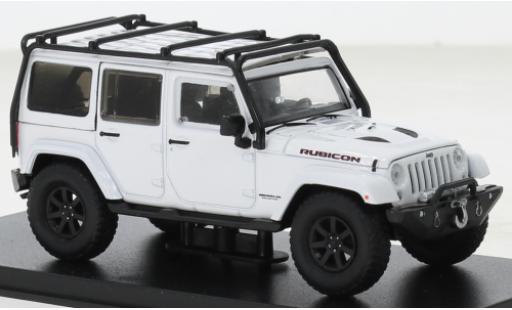Jeep Wrangler 1/43 Greenlight Unlimited Rubicon X blanco 2014 coche miniatura