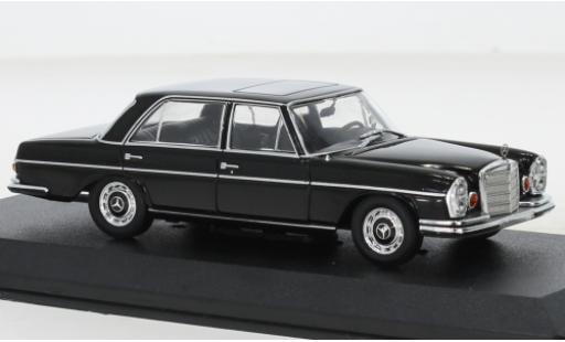 Mercedes 280 1/43 Greenlight SEL 4.5 (W108) negro Rocky IV 1972 coche miniatura