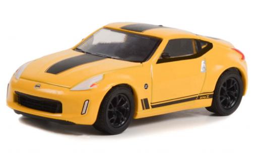 Coche miniatura Nissan 370Z 1/64 Greenlight Heritage Edition amarillo/negro 2019 Nissan 370Z 1/64 Greenlight Heritage Edition amarillo/negro 2019 coche miniatura