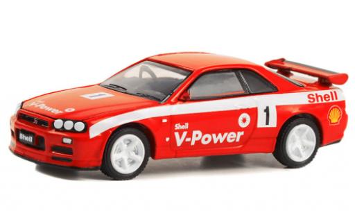 Nissan Skyline 1/64 Greenlight GT-R (R34) S 2001 coche miniatura