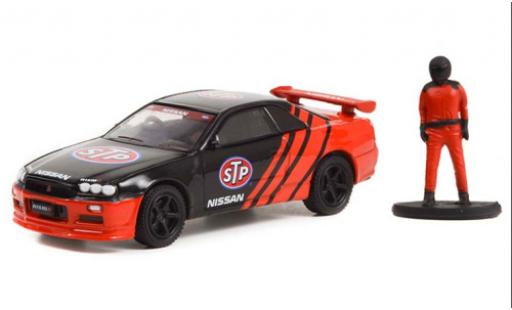 Nissan Skyline 1/64 Greenlight (R34) STP 1999 coche miniatura