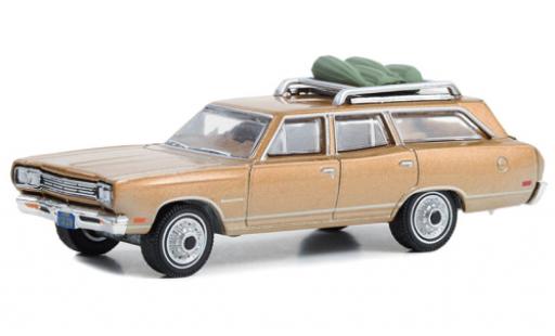 Coche miniatura Plymouth Satellite 1/64 Greenlight Station Wagon The Brady Bunch 1969 Plymouth Satellite 1/64 Greenlight Station Wagon The Brady Bunch 1969 coche miniatura