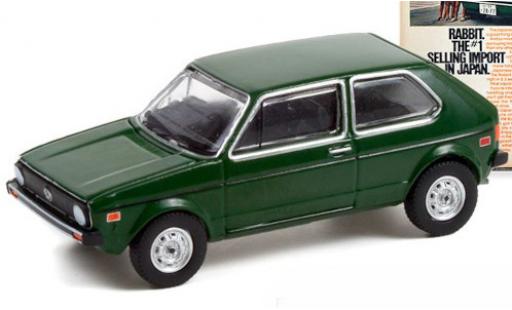 Coche miniatura Volkswagen Golf 1/64 Greenlight I verde 1977 Volkswagen Golf 1/64 Greenlight I verde 1977 coche miniatura