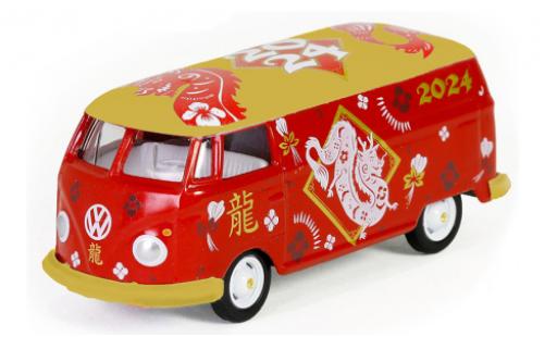 Volkswagen T1 1/64 Greenlight fourgon 2024 - Year Of The Dragon coche miniatura