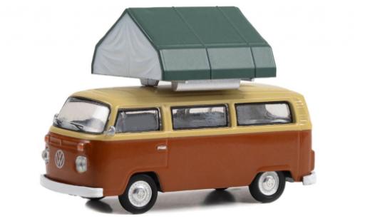 Coche miniatura Volkswagen T2 1/64 Greenlight bus brun/beige 1978 Volkswagen T2 1/64 Greenlight bus brun/beige 1978 coche miniatura