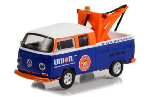 Coche miniatura Volkswagen T2 1/64 Greenlight cabine double Union 76 1969 Volkswagen T2 1/64 Greenlight cabine double Union 76 1969 coche miniatura