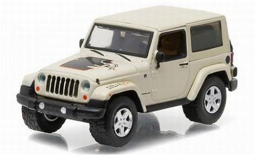 Jeep Wrangler 1/64 Greenlight Mojave blanco/Dekor 2012 All Terrain Series 4 sans Vitrine coche miniatura