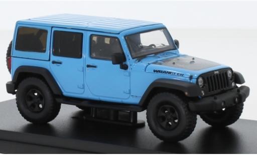 Coche miniatura Jeep Wrangler 1/43 Greenlight Unlimited Big Bear azul/Dekor 2017 Jeep Wrangler 1/43 Greenlight Unlimited Big Bear azul/Dekor 2017 coche miniatura
