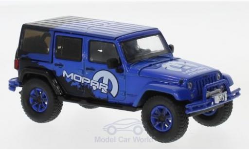 Coche miniatura Jeep Wrangler 1/43 Greenlight Unlimited azul 2012 Mopar Off Road Edition Jeep Wrangler 1/43 Greenlight Unlimited azul 2012 Mopar Off Road Edition coche miniatura