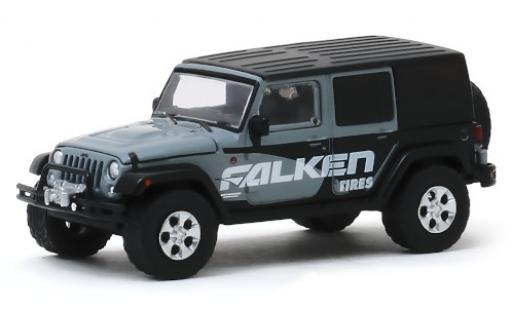 Coche miniatura Jeep Wrangler 1/64 Greenlight Unlimited Falken Tires 2014 Jeep Wrangler 1/64 Greenlight Unlimited Falken Tires 2014 coche miniatura